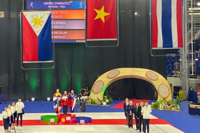 Juegos Deportivos del Sudeste Asiático 2019: Vietnam gana diez medallas de oro en el noveno día de competencia - ảnh 1