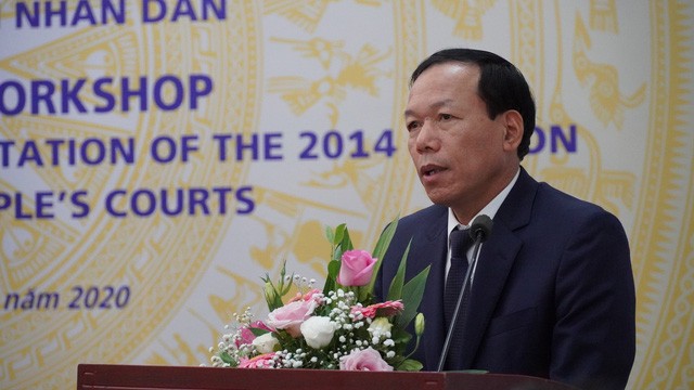 Evalúan la implementación de la Ley de Organización del Tribunal Popular de Vietnam - ảnh 1