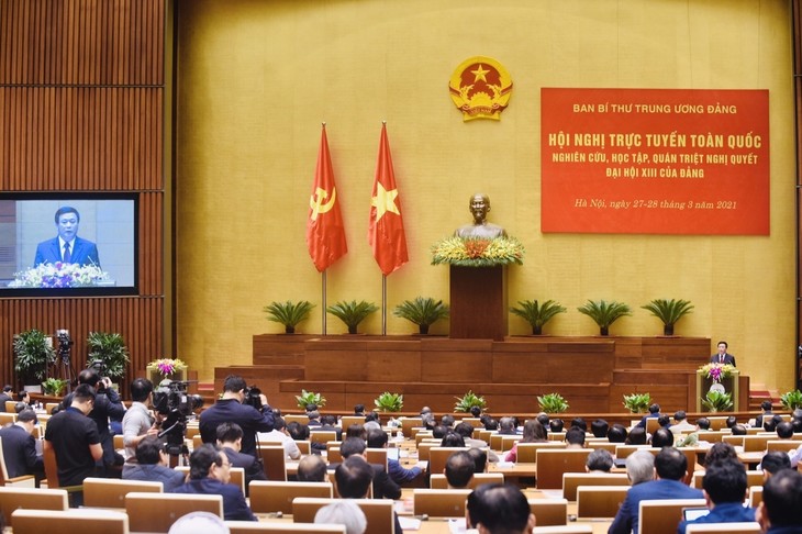 Clausuran teleconferencia nacional sobre la divulgación de Resolución del XIII Congreso del Partido de Vietnam - ảnh 1