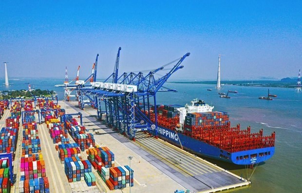 Crece un 7% el volumen del comercio a través puertos marítimos vietnamitas - ảnh 1