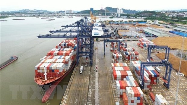 Volumen de carga a través puertos marítimos de Vietnam en lo que va del año mantiene un incremento notable - ảnh 1