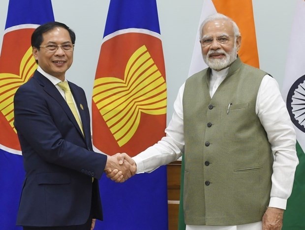 Vietnam e India acuerdan promover la cooperación bilateral - ảnh 1