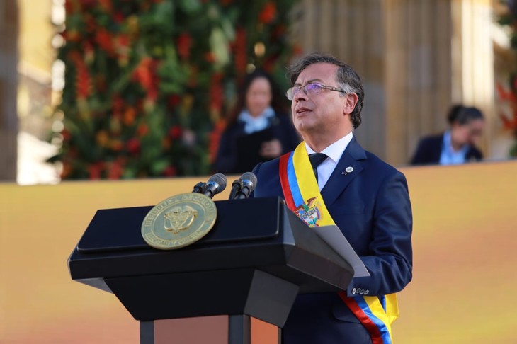 Gustavo Petro toma de posesión como presidente de Colombia - ảnh 1