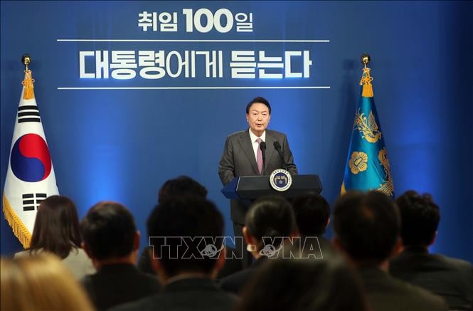 Presidente de Corea del Sur evalúa primeros 100 días en el poder - ảnh 1