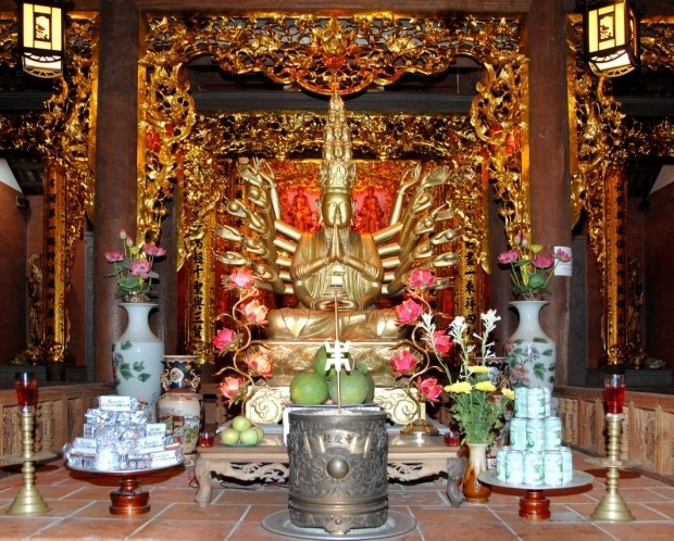 Visitar la antigua pagoda Thanh, en la norteña provincia de Lang Son - ảnh 2