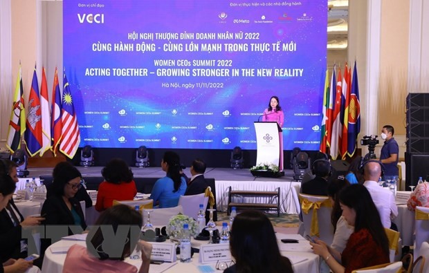 Celebran la Cumbre de Mujeres Empresarias de la ASEAN 2022 - ảnh 1