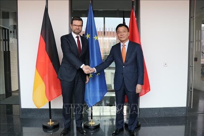 Vietnam y Alemania promueven cooperación en sector de justicia - ảnh 1
