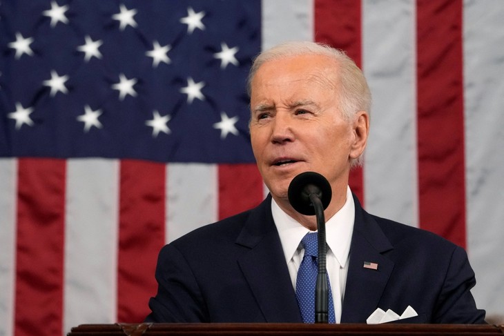 Biden resume logros y establece prioridades políticas al hablar sobre Estado de la Unión - ảnh 1