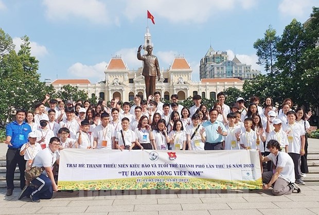 Inauguran en Ciudad Ho Chi Minh el Campamento de Verano para jóvenes vietnamitas en ultramar 2023 - ảnh 1