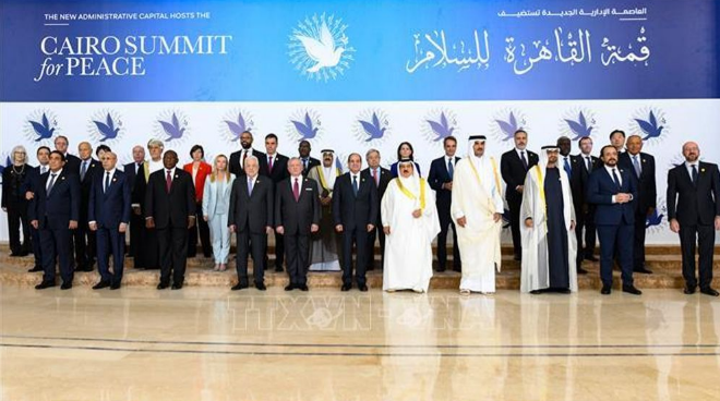 Cumbre de El Cairo concluye sin declaración conjunta - ảnh 1