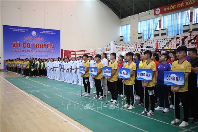 Se inaugura el 32° Campeonato Nacional de Artes Marciales Tradicionales de Vietnam - ảnh 1