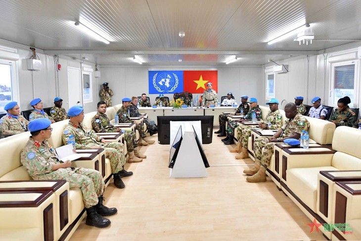 Asesor militar de ONU aprecia desempeño del segundo equipo de ingenieros de Vietnam en Abyei - ảnh 1