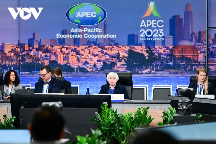 Inauguran Reunión de Ministros de Finanzas de APEC 2023 - ảnh 1