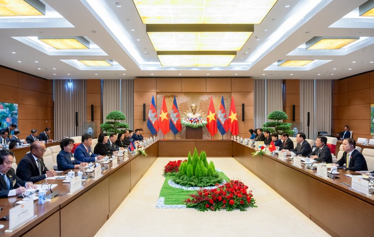 Líderes del Parlamento de Vietnam y Camboya sostienen conversaciones - ảnh 1