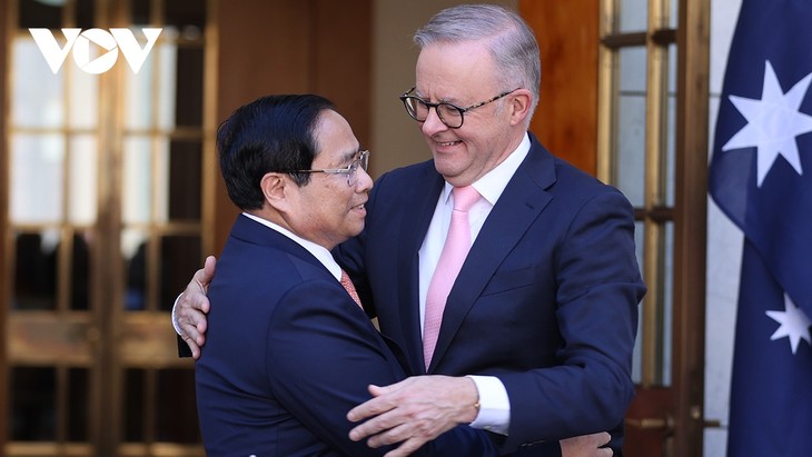Vietnam y Australia elevan sus relaciones al nivel de Asociación Estratégica Integral - ảnh 1