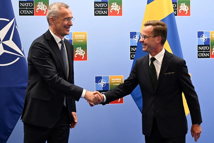  Suecia se unió oficialmente a la OTAN - ảnh 1
