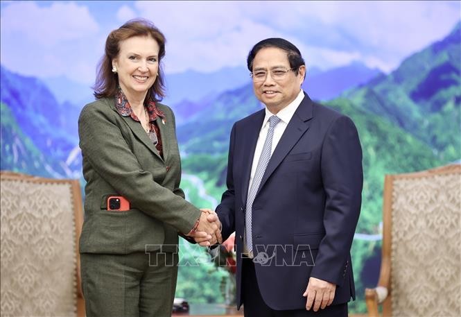 Premier vietnamita recibe a ministra de Relaciones Exteriores, Comercio Internacional y Culto de Argentina - ảnh 1