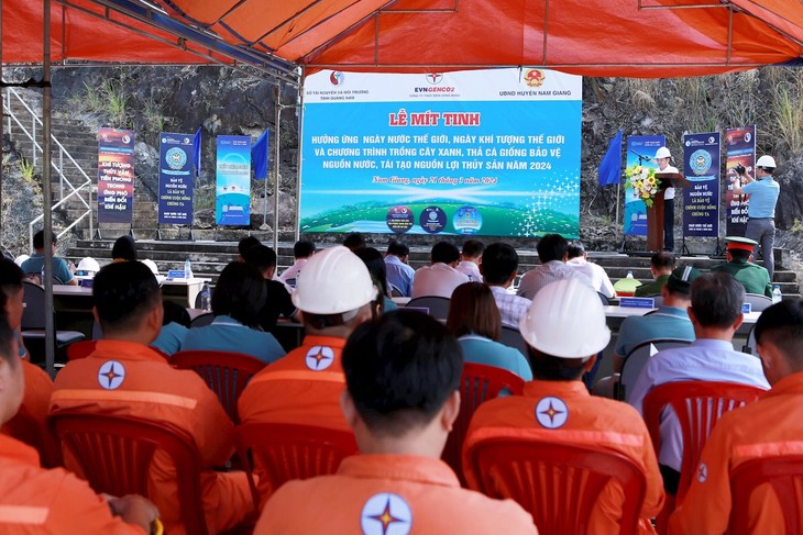 Localidades vietnamitas responden al Día Mundial del Agua - ảnh 1