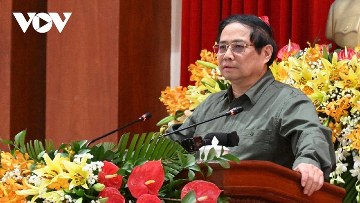 Premier vietnamita trabaja con dirigentes claves de Tien Giang - ảnh 1