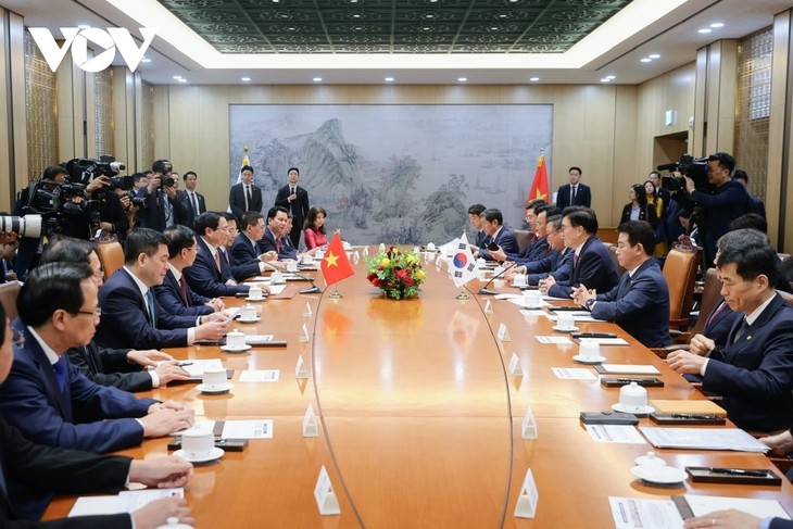 Primer ministro se reúne con presidente del Parlamento surcoreano - ảnh 1