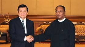 ประธานประเทศเวียดนามTrương Tấn Sang เสร็จสิ้นการเยือนพม่า - ảnh 1
