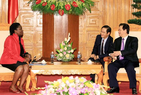 นายกรัฐมนตรีเวียดนามNguyễn Tấn Dũngให้การต้อนรับผู้อำนวยการธนาคารโลก - ảnh 1