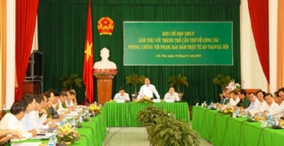 รองนายกรัฐมนตรีเวียดนาม Nguyễn Xuân Phúc ลงพื้นที่เขตตะวันตกภาคใต้ - ảnh 1