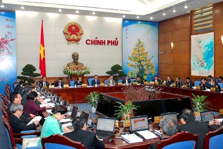 การประชุมประจำเดือนมกราคมปี 2014ของรัฐบาล - ảnh 1