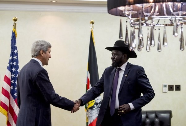รัฐมนตรีต่างประเทศสหรัฐเดินทางไปเยือนซูดานใต้เพื่อผลักดันกระบวนการสันติภาพ - ảnh 1