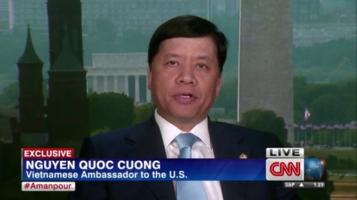 เอกอัครราชทูตเวียดนามประจำสหรัฐให้สัมภาษณ์สถานีโทรทัศน์ CNN  - ảnh 1