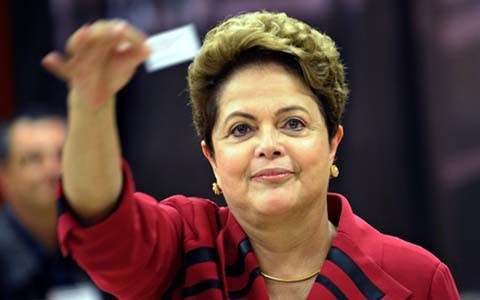 ประธานาธิบดีบราซิลได้รับเสียงสนับสนุนมากกว่าคู่แข่ง - ảnh 1