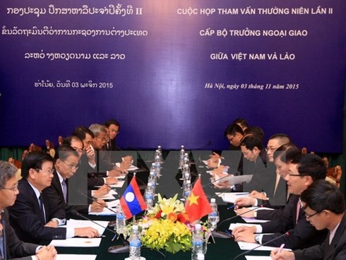 การทาบทามการเมืองครั้งที่ 2 ระดับรัฐมนตรีต่างประเทศเวียดนาม-ลาว - ảnh 1
