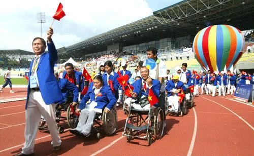 เวียดนามเข้าร่วมการแข่งขันกีฬาคนพิการเอเชียตะวันออกเฉียงใต้ครั้งที่ 8 - ảnh 1
