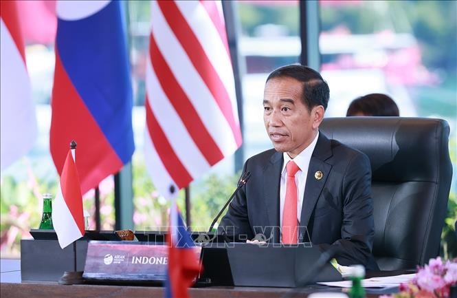 ประธานาธิบดีอินโดนีเซียหวังว่า​อาเซียนจะกลายเป็นที่พึ่งแห่งสันติภาพของโลก - ảnh 1
