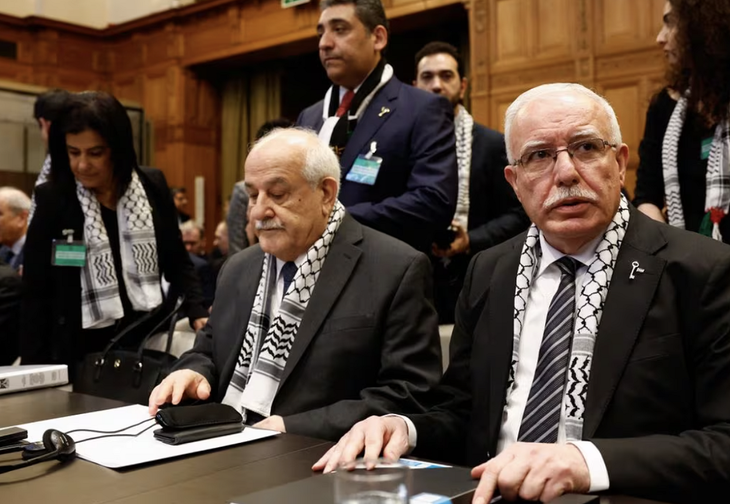 ศาล ICJ​เปิดการพิจารณาคดีเกี่ยวกับการเคลื่อนไหวของอิสราเอลในดินแดนของปาเลสไตน์ - ảnh 1