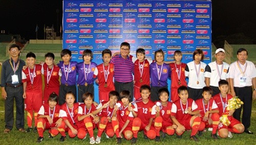 U14 Vietnam wins Asian Football Champs for Southeast Asian region - ảnh 1
