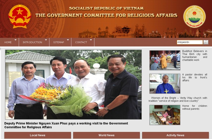 Government Committee for Religious Affairs launches English website - ảnh 1