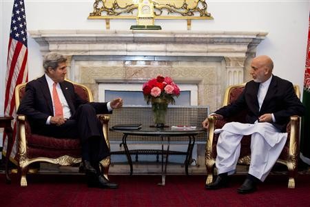 State Secretary John Kerry makes unannounced visit to Afghanistan - ảnh 1