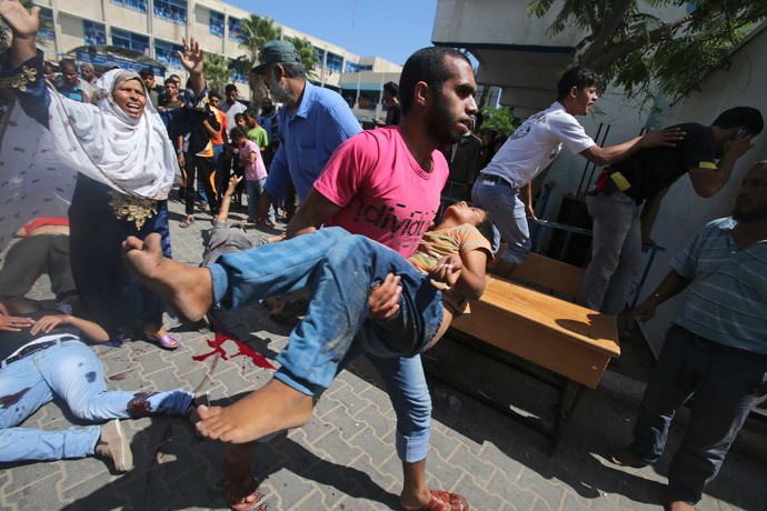 Israel faces criticism for attacking UN school - ảnh 1