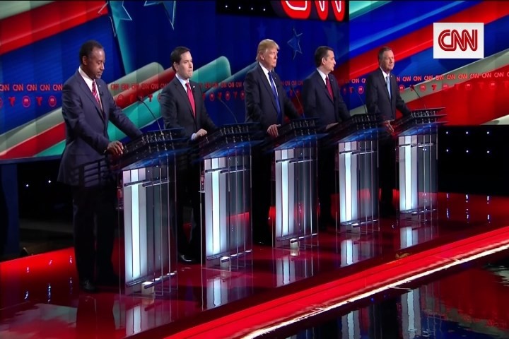 Republican presidential candidates in final debate before Super Tuesday - ảnh 1