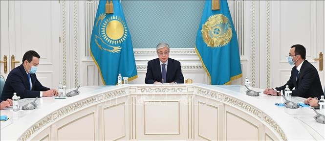 Kazakhstan pesident says constitutional order is largely restored  - ảnh 1