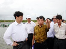 Premierminister Nguyen Tan Dung besucht eine Militäreinheit in Kien Giang  - ảnh 1