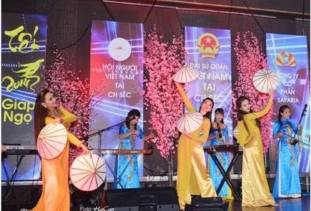 Vietnamesen feiern in Belgien und Tschechien das traditionelle Tet-Fest - ảnh 1