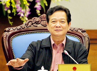 Premierminister Nguyen Tan Dung: Vervollkommnung der Mechanismen zur Umsetzung des Bodengesetzes - ảnh 1