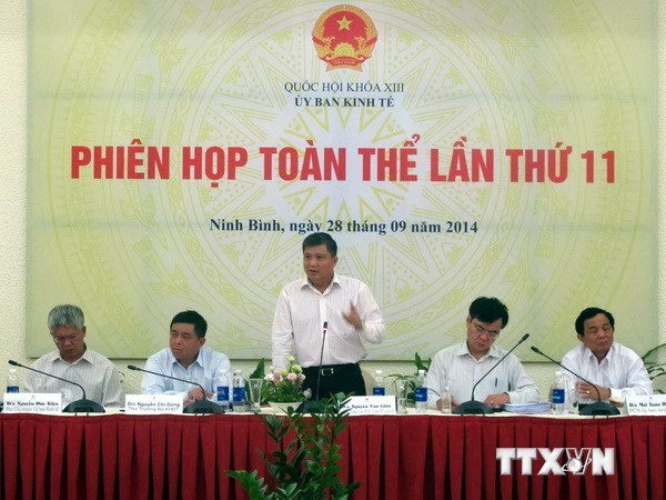 Sitzung des Wirtschaftsausschusses des Parlaments in Ninh Binh - ảnh 1