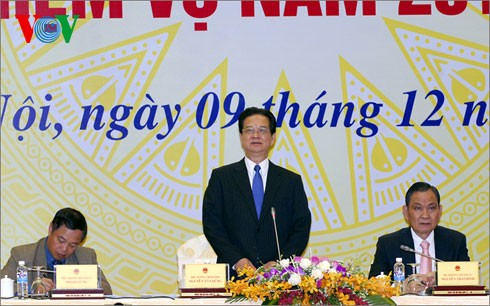 Premierminister Nguyen Tan Dung: Innenministerium konzentriert sich auf rechtliche Institutionen - ảnh 1