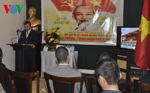 Treffen zum 85. Gründungstag der Kommunistischen Partei Vietnams in Ägypten  - ảnh 1