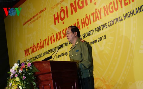 Konferenz über Investition und soziale Sicherheit in Tay Nguyen - ảnh 1