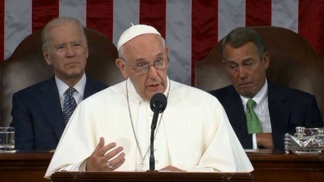 Papst Franziskus hielt Rede in den beiden US-Kammern - ảnh 1