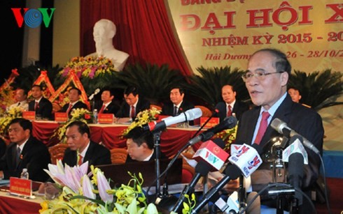 Eröffnung der Parteikonferenz der Provinzen Hai Duong und Thai Nguyen  - ảnh 1